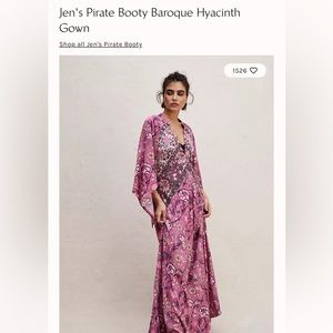 NEW WITH TAGS Jen’s Pirate Booty Baroque Hyacinth Gown